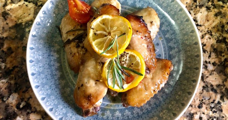Honey Lemon Chicken Wings – How to Make in Oven