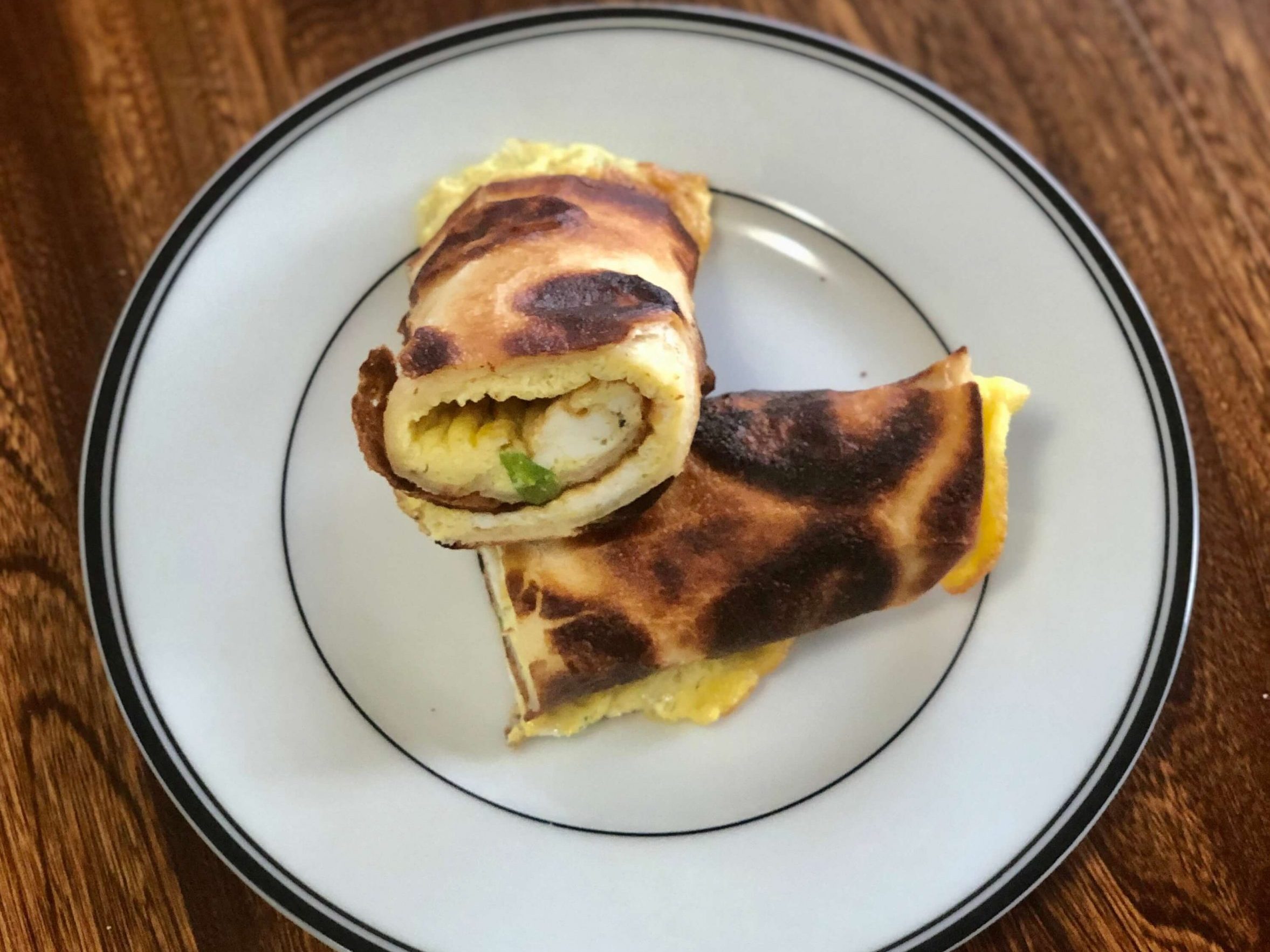 Breakfast Egg Wrap in 10 minutes Asian Fusion Style
