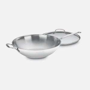 Cusinearts stainless steel wok for electric stove